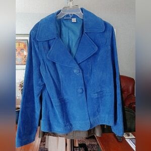 Suede Leather Coat
